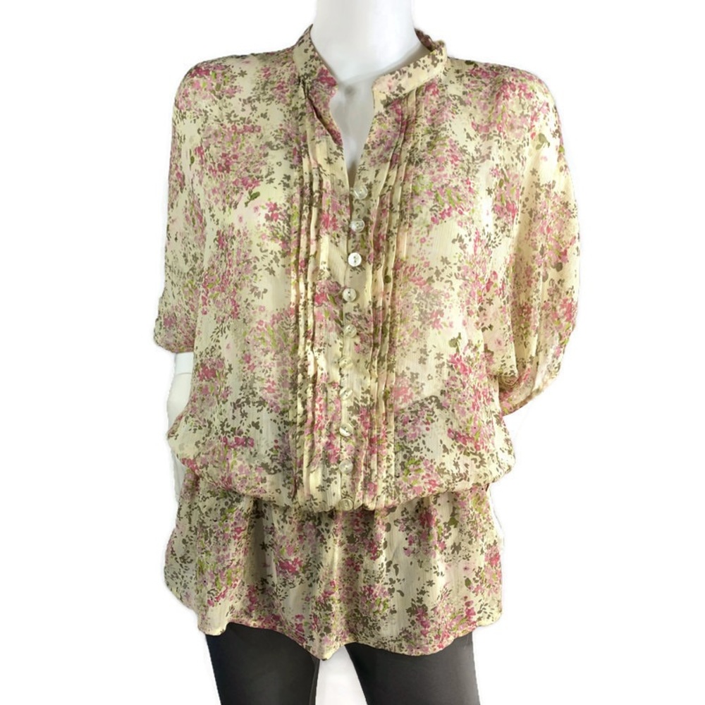Apt. 9 Short‎ Sleeve Blouse Size L